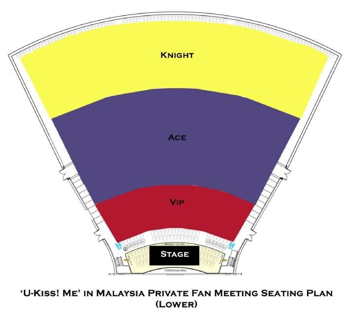 Ukiss fan meeting floor plan