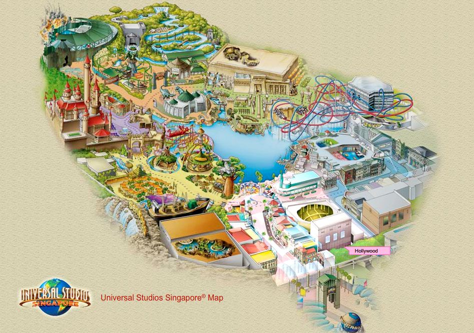 Universal Studios Singapore Map 2013 Pdf