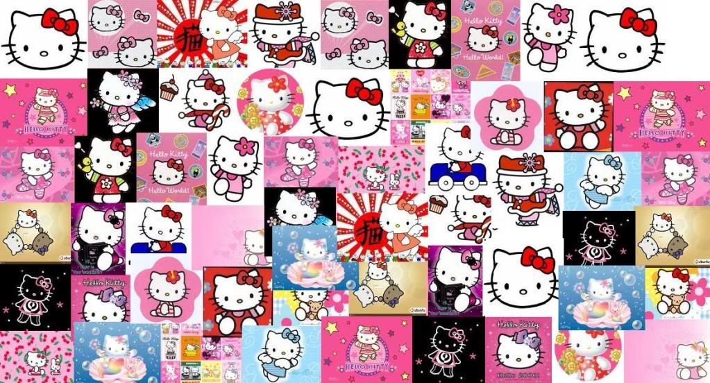 Hello Kitty Collage BG Photo by LalaSalaSola123 Photobucket