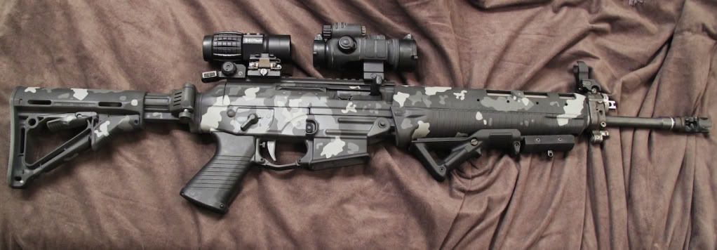 Dumb question. What are the steps to achieve a woodland camo style and also  a topographic camo with spray paint. : r/ar15