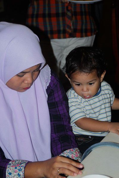 baby aslah & ibu