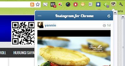 Instagram di Chrome