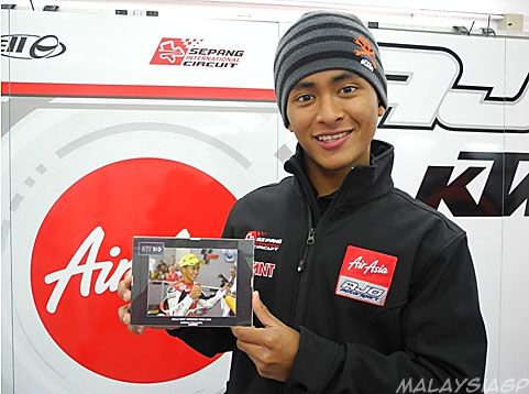 Zulfhami Khairuddin dinobat sebagai 'Most improved rider for Moto3'
