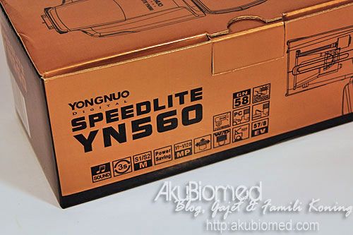 yongnuo speedlite yn560 box