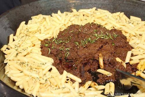 beef rendang penne