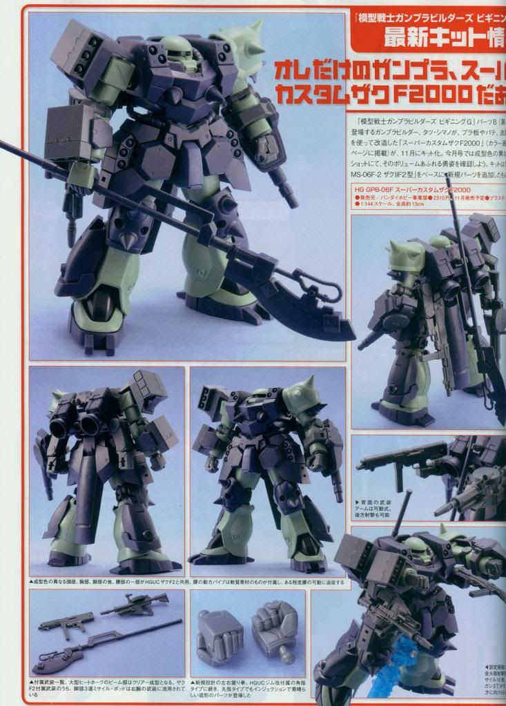 hg super custom zaku f2000