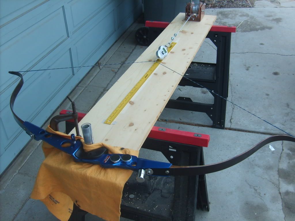 Archery Interchange UK Home Made Draw Board for Draw Force Curves