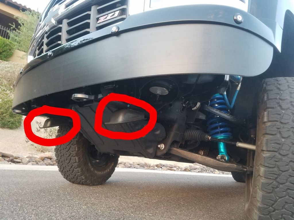 What are these under the tow hooks?? 20142018 Silverado & Sierra
