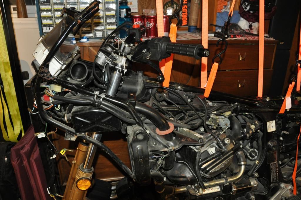 Cable and wiring routing Honda CX 500 Forum