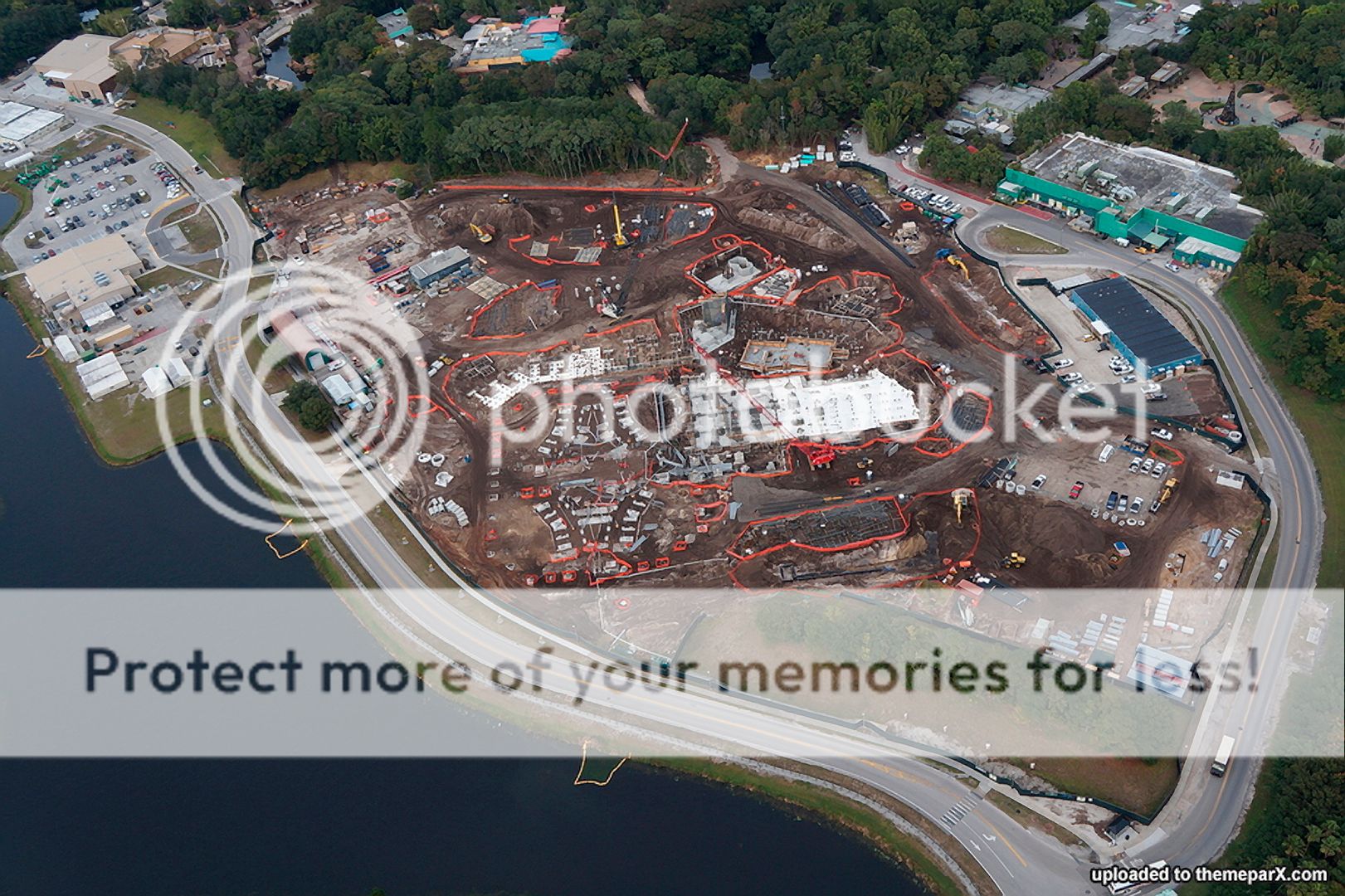 Animal Kingdom Avatar Land Construction Site Aerial Pictures