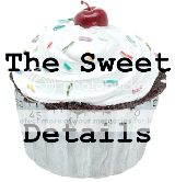 Image for the sweet details with cupcake background.
