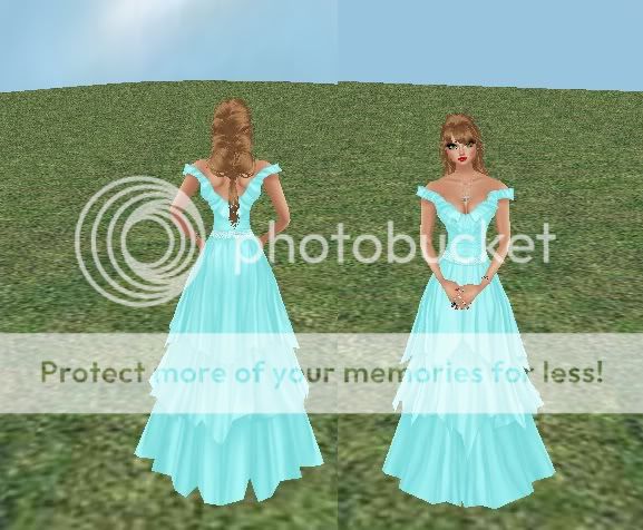 aqua blue ball gown, sky, teal, baby, dress, turquoise