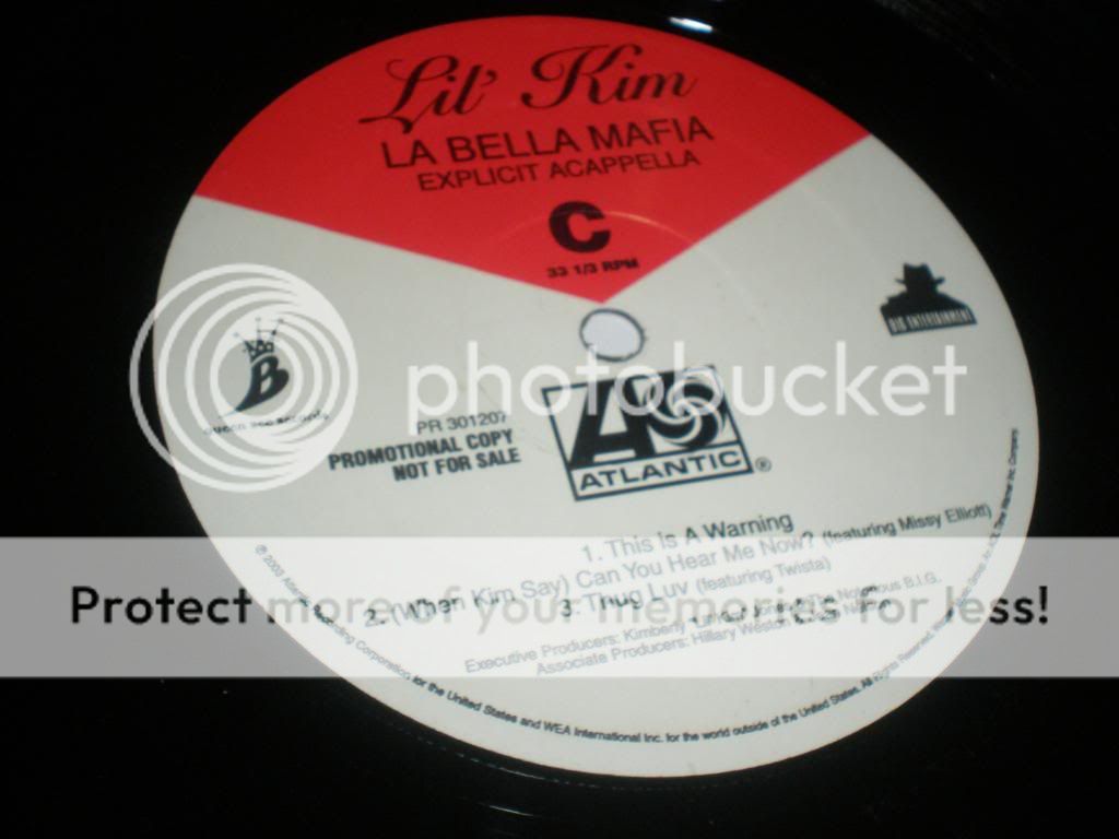 NM 3 LP   LIL KIM   La Bella Mafia (ACAPPELLA EXPLICIT)  